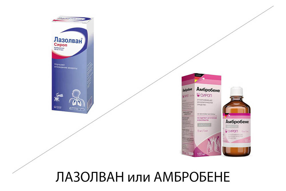 Лазолван или Амбробене - что лучше?