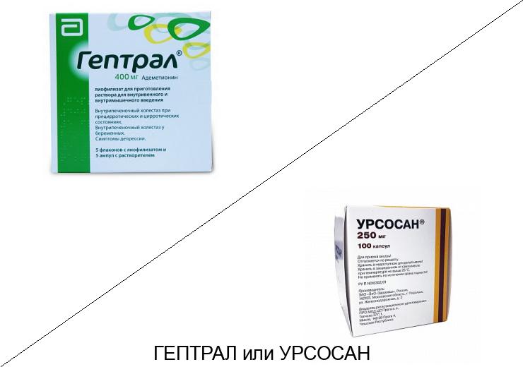 Что лучше Урсосан или Гептрал?