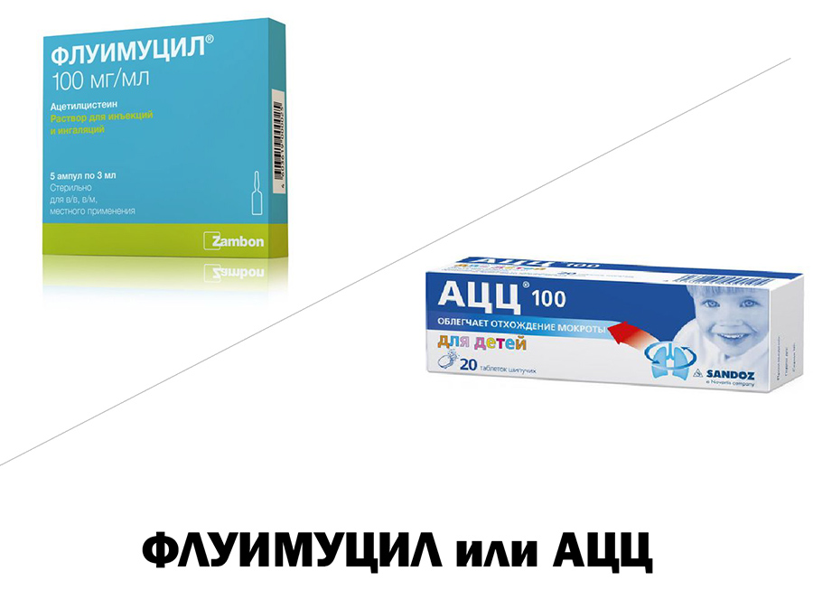 Флуимуцил или АЦЦ - что лучше?