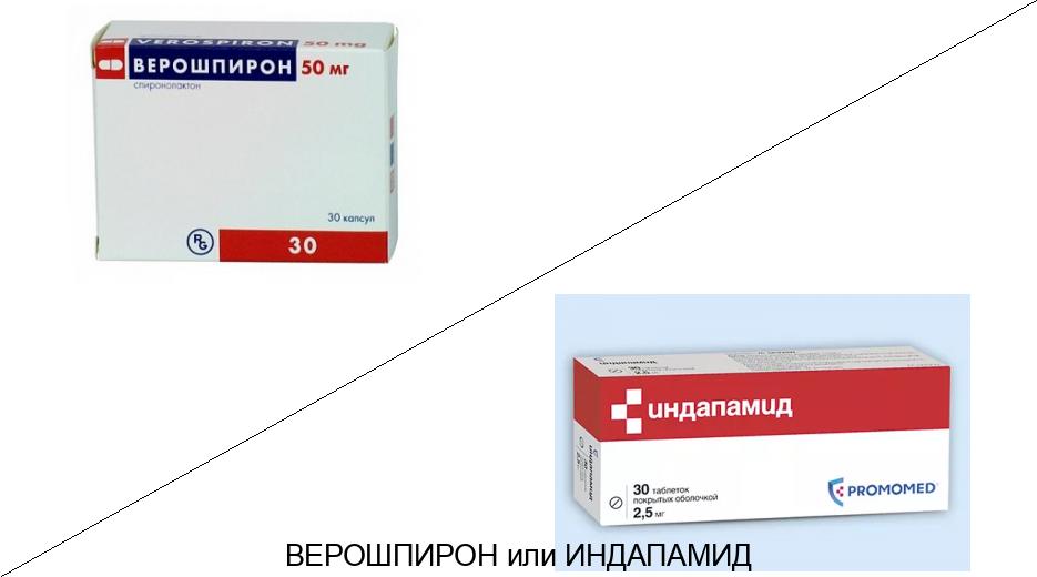 Что лучше Верошпирон или Индапамид?