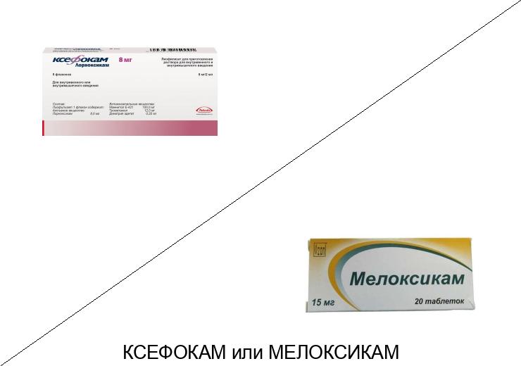 Что лучше Ксефокам или Мелоксикам?