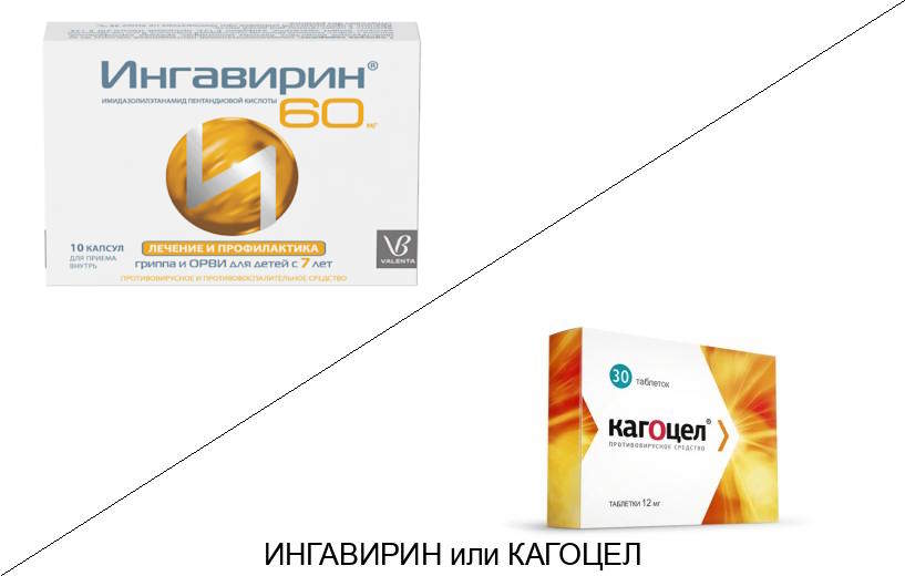 Что лучше Ингавирин или Кагоцел? Что лучше Ингавирин или Кагоцел?