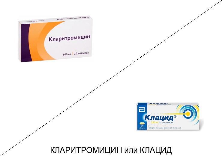 Что лучше Кларитромицин или Клацид? Что лучше Кларитромицин или Клацид?
