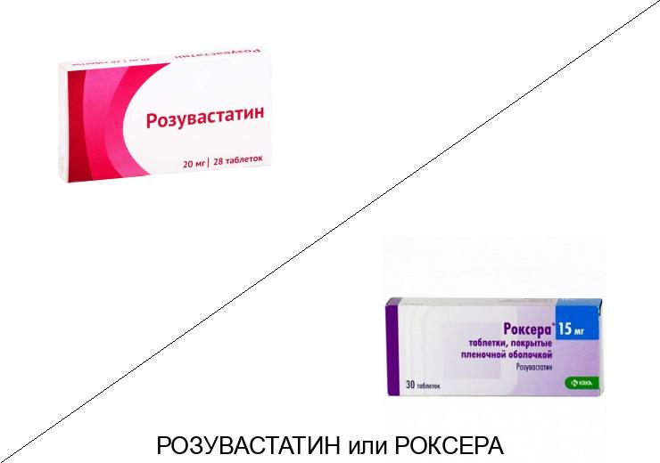 Что лучше Роксера или Розувастатин?