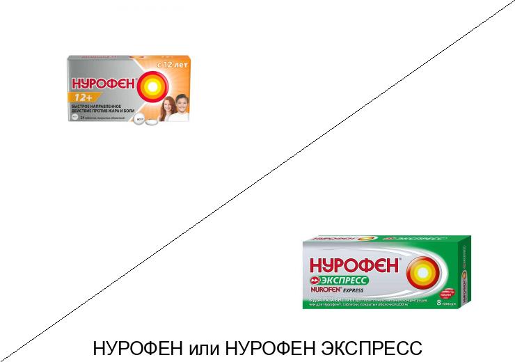 Что лучше Нурофен или Нурофен экспресс? Что лучше Нурофен или Нурофен экспресс?