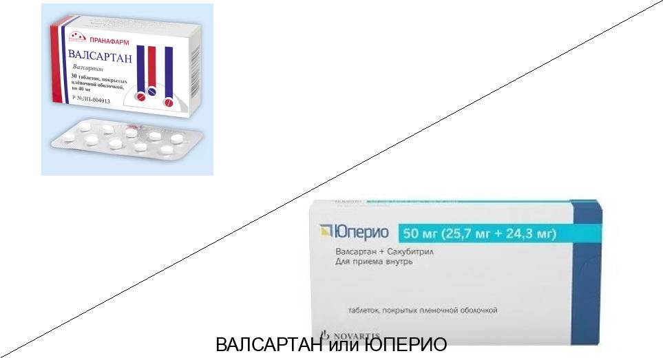 Что лучше Валсартан или Юперио?