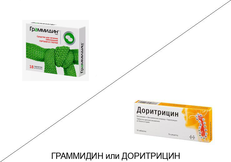 Что лучше Граммидин или Доритрицин?