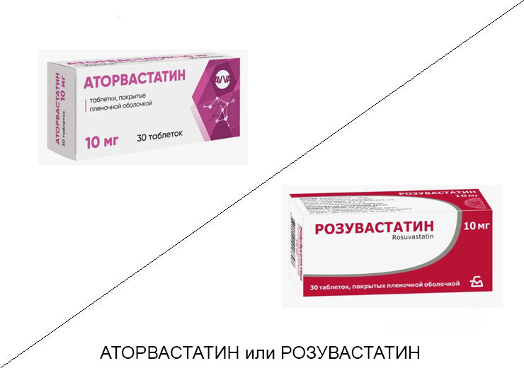 Аторвастатин или Розувастатин: что лучше и в чём разница