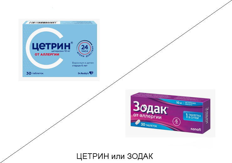 Цетрин или Зодак: что лучше и в чём разница