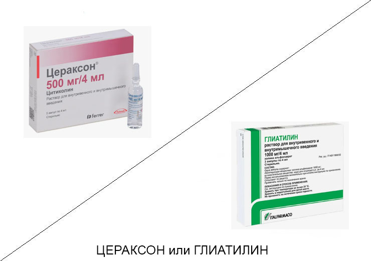 Цераксон или Глиатилин: что лучше и в чём разница