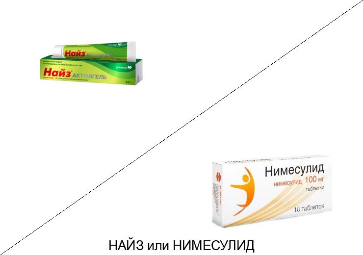 Нимесулид или Найз: что лучше и в чём разница Нимесулид или Найз: что лучше и в чём разница