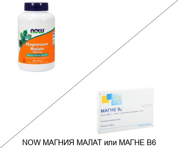 Малат или Магне B6: что лучше и в чём разница Малат или Магне B6: что лучше и в чём разница