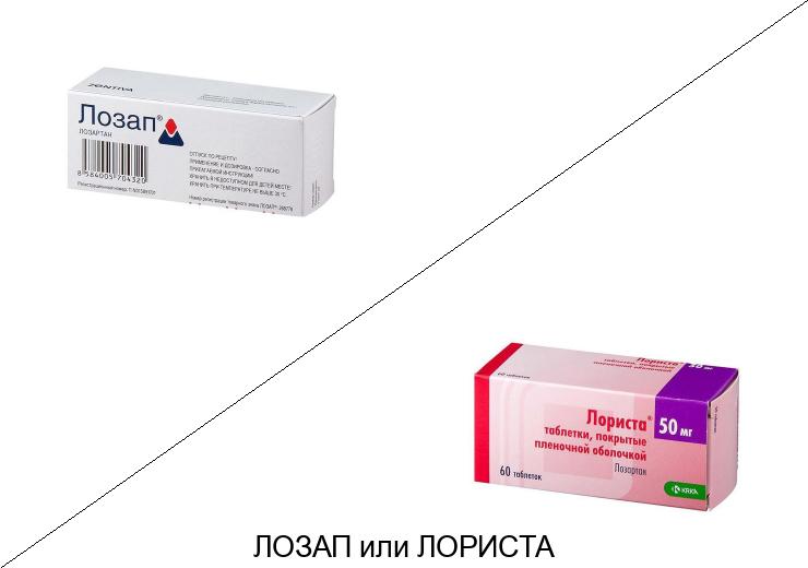 Лориста или Лозап: что лучше и в чём разница