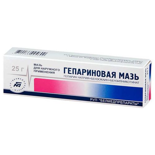 Гепариновая мазь: инструкция по применению