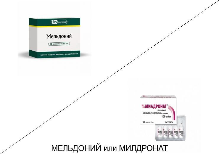 Мельдоний или Милдронат: что лучше и в чём разница