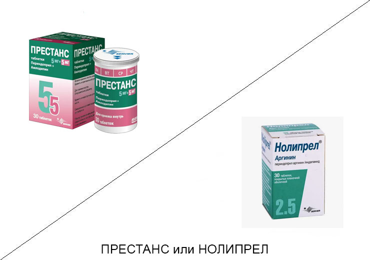 Престанс или Нолипрел: что лучше и в чём разница
