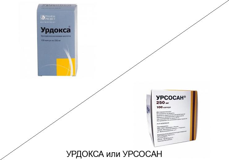 Урдокса или Урсосан: что лучше и в чём разница