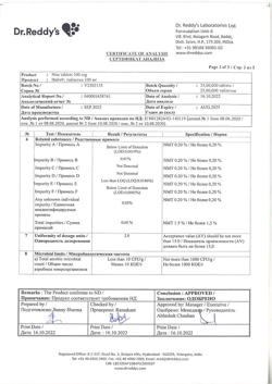 10435-Сертификат Найз, таблетки 100 мг 20 шт-34