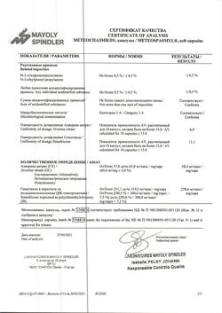 10488-Сертификат Метеоспазмил, капсулы 60 мг+300 мг 30 шт-14