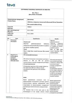 10731-Сертификат Динамико, таблетки покрыт.плен.об. 50 мг 12-1