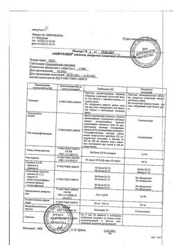 1104-Сертификат Амигренин таблетки, таблетки покрыт.плен.об. 100 мг 6 шт-3