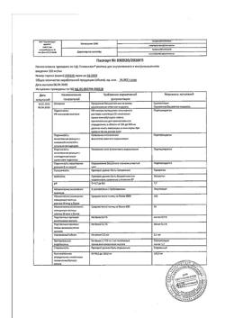11686-Сертификат Пикамилон, раствор для в/в и в/м введ.100 мг/мл 2 мл 10 шт-25