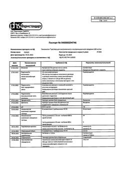 11686-Сертификат Пикамилон, раствор для в/в и в/м введ.100 мг/мл 2 мл 10 шт-10