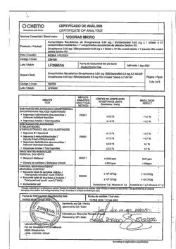 11831-Сертификат Видора микро, таблетки покрыт.плен.об. 3 мг+0,02 мг 21+7 шт-6