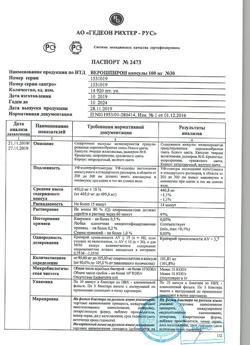 12215-Сертификат Верошпирон, капсулы 100 мг 30 шт-30