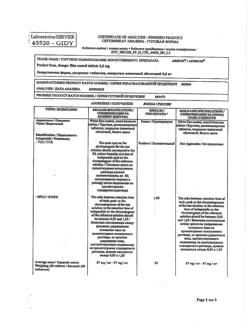 12872-Сертификат Арифон, таблетки покрыт.плен.об. 2,5 мг 30 шт-11