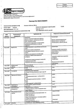 12997-Сертификат Анальгин, таблетки 500 мг 20 шт-99