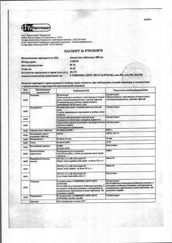 12997-Сертификат Анальгин, таблетки 500 мг 20 шт-76