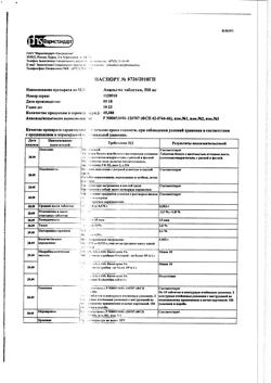 12997-Сертификат Анальгин, таблетки 500 мг 20 шт-74
