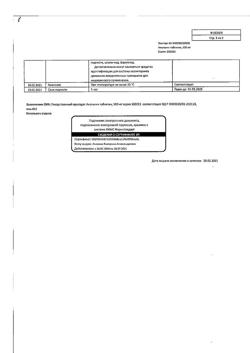 12997-Сертификат Анальгин, таблетки 500 мг 20 шт-70