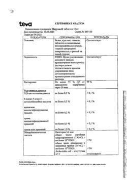 13135-Сертификат Церукал, таблетки 10 мг 50 шт-47