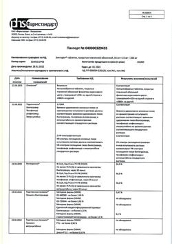 13181-Сертификат Биктарви, таблетки покрыт.плен.об. 50 мг+25 мг+200 мг 30 шт-31