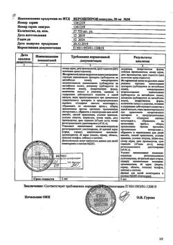 13652-Сертификат Верошпирон, капсулы 50 мг, 30 шт.-37