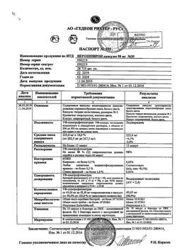 13652-Сертификат Верошпирон, капсулы 50 мг, 30 шт.-72