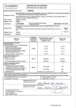 13671-Сертификат Видора, таблетки покрыт.плен.об. 3 мг+0,03 мг 28 шт-7