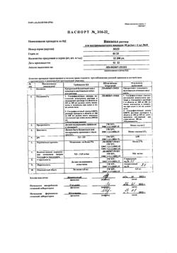14045-Сертификат Викасол, раствор для инъекций 1 % 1 мл 10 шт-1