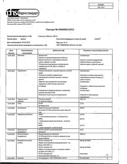 14429-Сертификат Анальгин, таблетки 500 мг 10 шт-40