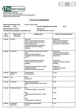 14429-Сертификат Анальгин, таблетки 500 мг 10 шт-33