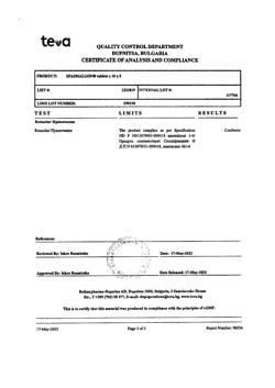 1447-Сертификат Спазмалгон, таблетки 50 шт-26