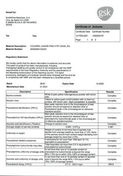 14677-Сертификат Колдрекс Юниор Хот Дринк, порошок д/приг раствора для приема внутрь пак 10 шт-5