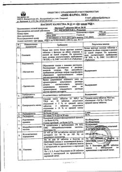 16172-Сертификат Магнерот, таблетки 500 мг 50 шт-2