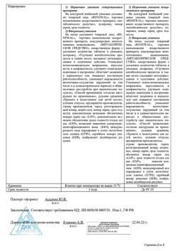 16221-Сертификат Глицин Реневал, таблетки 100 мг 105 шт-2