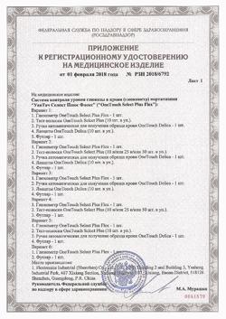 16310-Сертификат Глюкометр One Touch Select Plus Flex, 1 шт-15