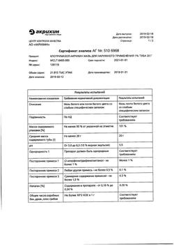 16330-Сертификат Мексиприм, таблетки покрыт.плен.об. 125 мг 60 шт-46
