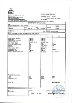 16918-Сертификат Супракс, гранулы д/приг суспензии для приема внутрь 100 мг/5 мл 60 мл 1 шт-21