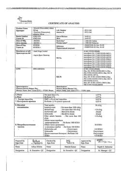 17213-Сертификат Нимулид, таблетки 100 мг 30 шт-17